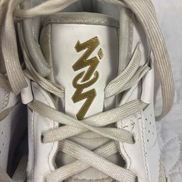 Air Jordan Zion 2 TB White Metallic Gold DQ7688-170 Men’s Basketball Shoes 10.5